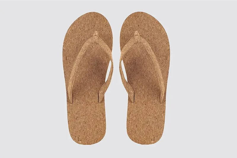 Σαγιονάρες Corteccia Sandal για κέντρα ευεξίας, SPA, ξενοδοχεία, με καφέ ιμάντες